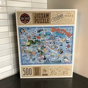 True South 500 piece Houston Cityscape series puzzle